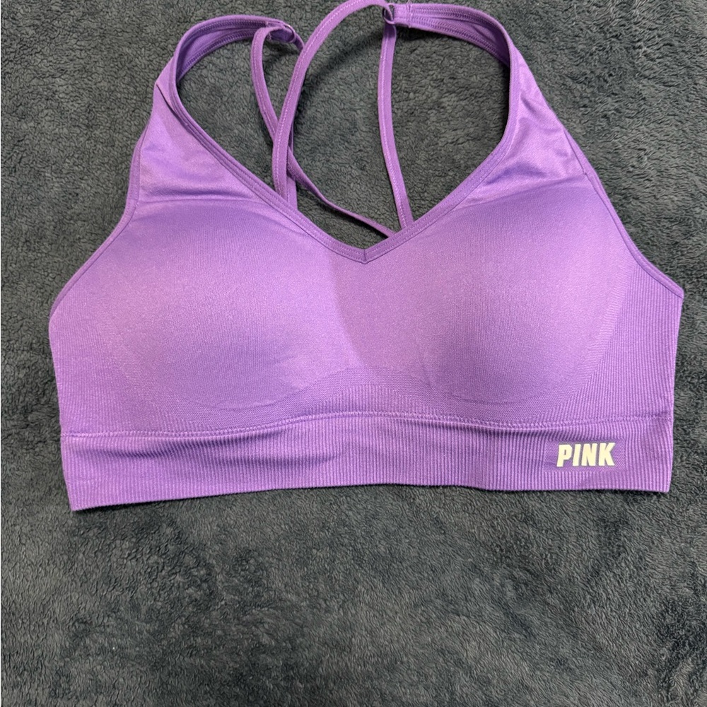Active USA Women's Purple Sports Bra